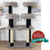 Cat's Choice 53" XL Cat Perch Tower — solid wood multi-level cat tower with four round perches for large cats