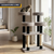 Cat's Choice 53" XL Cat Perch Tower — solid wood multi-level cat tower with four round perches for large cats