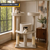 Cat's Choice 53" Double Perch Cat Tree with central enclosed condo — heavy-duty cat tree for large cats and multi-cat households