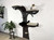 Wall Tree Cat Climbing System — large wall-mounted cat tree with cushioned perches and engraved wood grain finish