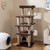 58-inch multi-level cat tree with aerial swinging condo and plush perch - CatsPlay.com