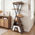 73-inch large cat tower - rustic brown