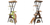 73-inch large cat tower - rustic brown