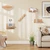 4-piece cat wall shelves set with hammock, platform, and climbing steps - CatsPlay.com
