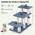 3-tier cat stairs with ball - view 4