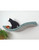 Flow cat wall shelf and perch with plush cushion - metal base, left orientation