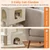 64" Multi-Level Cat Tower with 2 Condos - view 6