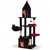 63" Gothic Cat Tower with Cave and Condo - view 3