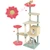 61" Floral Cat Tower with Flower Perch - view 3