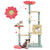 61" Floral Cat Tower with Flower Perch - view 4