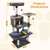 58" Multi-Level Cat Tree with Padded Perch - view 5