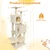 57" Cat Tree with Dual Condos and Hammock - view 5
