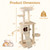 56" Cat Tree with Birch Plywood Frame and Ladder - view 5