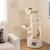 55-inch plywood cat tree with washable cushions and hammock - CatsPlay.com
