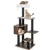 59-inch cat tree with fence-style condo and large washable top perch - CatsPlay.com