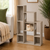 Cat Bookshelf Tower Gray Oak