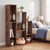 Cat Bookshelf Tower Rustic Brown - view 2