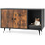 Cat litter box enclosure double door cabinet end table style - CatsPlay.com