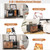 cat litter box enclosure double door cabinet - view 3