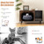cat litter box enclosure double door cabinet - view 5
