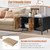 cat litter box enclosure double door cabinet - view 8