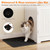wooden hidden cat litter box enclosure washroom - view 8
