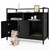 hidden cat litter box cabinet double doors - view 8