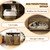 cat litter box enclosure double barn doors - view 6