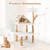 60" solid wood cat tower - view 5