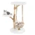 48.5" solid wood cat tree with cradle - view 4
