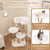 44" solid wood cat tree with large perch - view 8