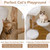 30.5" modern solid wood cat tree - view 8