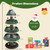 70" Christmas Cat Tower with Enclosed Top Perch