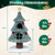 48.5" Christmas Cat Tree with Two Enclosed Condos