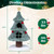 48.5" Christmas Cat Tree with Two Enclosed Condos