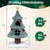 48.5" Christmas Cat Tree with Two Enclosed Condos