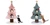 48.5" Christmas Cat Tree with Two Enclosed Condos