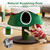 61.5" Christmas Cat Tower with Two Condos