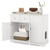 40" Cat Litter Box Enclosure with Drawers and Storage