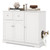 40" Cat Litter Box Enclosure with Drawers and Storage