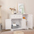 40" Cat Litter Box Enclosure with Drawers and Storage