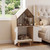 Wooden Cat House Litter Box Enclosure with Shelf