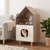Wooden Cat House Litter Box Enclosure with Shelf
