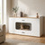 55" Wooden Cat Litter Cabinet with Countertop