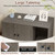 Wooden Cat Litter Enclosure with Scratching Board