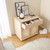 Cat Litter Enclosure with Sisal Scratching Doors