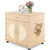 Cat Litter Enclosure with Sisal Scratching Doors