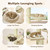 75.5" Cat Gym with 7 Sisal Posts and Hanging Basket - view 6