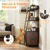 Cat Litter Box Enclosure with Storage Shelves and Scratcher - view 7