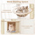 53.5" Cat Tree with Space Capsule Condo - view 7